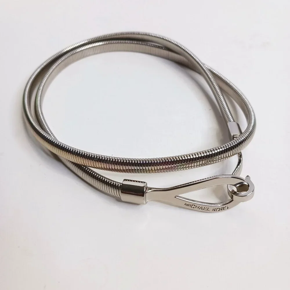 Michael Kors Women's Silver Belt